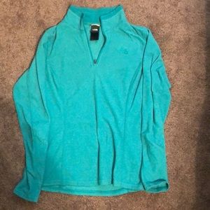 North Face 1/4 zip Sweater